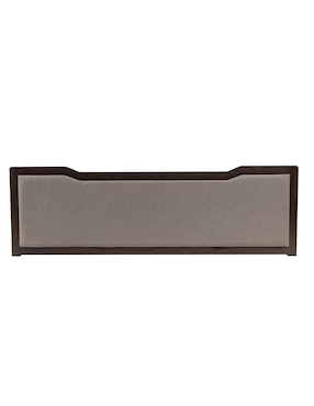 Base para cama Abbey Dixy de madera y tela