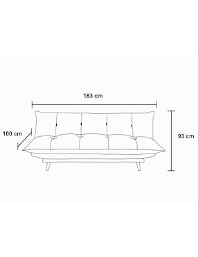 Sofá cama Sinma Kessa de lino