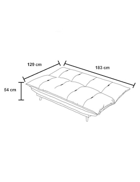 Sofá cama Sinma Kessa de lino