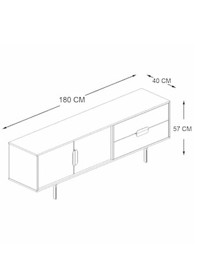 Mueble de tv Lincoln Haus de