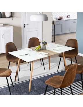 Mesa de comedor armable Trumpet Furniturer