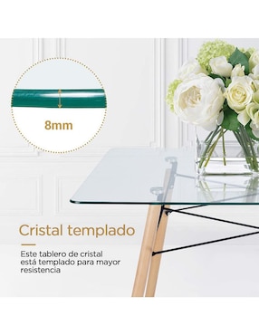 Mesa de comedor armable Zappa Furniturer