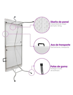 Mesa auxiliar Unique Aquila de plástico