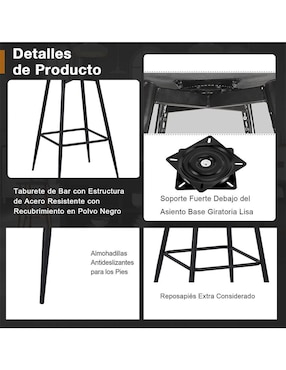 Juego de bancos Nabeora Furniturer