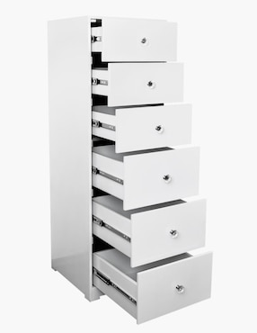 Cajonera Barby Silver Vaniglam de MDF