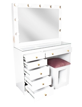 Tocador Vaniglam Vanity Barby Gold