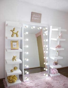 Espejo rectangular Vaniglam Glam Gold
