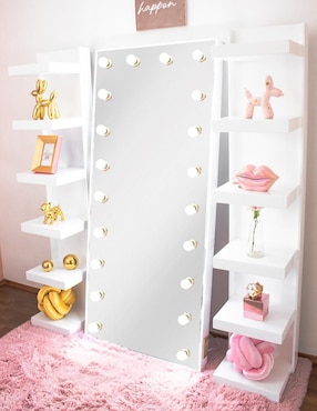 Espejo rectangular Vaniglam Glam Gold