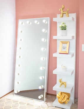 Espejo rectangular Vaniglam Glam Gold