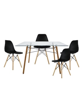 Comedor Mundo Eames Para 4 Personas