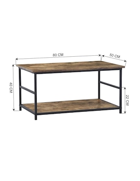Mesa de centro armable Home Make de MDF