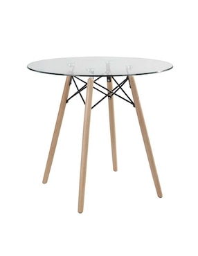 Mesa de comedor armable Home Make de vidrio