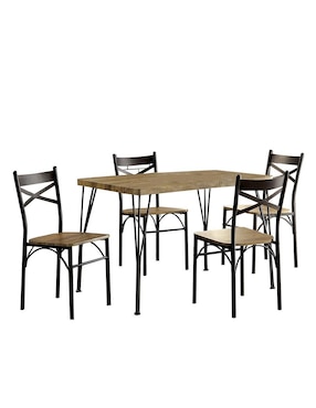 Comedor Furniture Of America Para 4 Personas De Acero