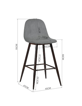 Juego de bancos altos Furniturer