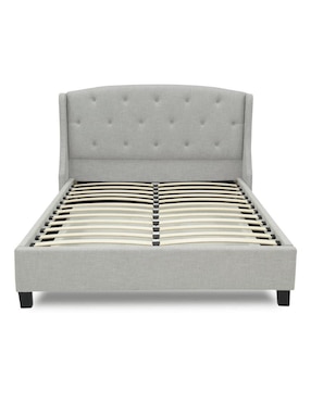 Cama LAN Tamarindo de madera queen size