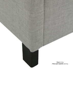 Cama LAN Tamarindo de madera queen size