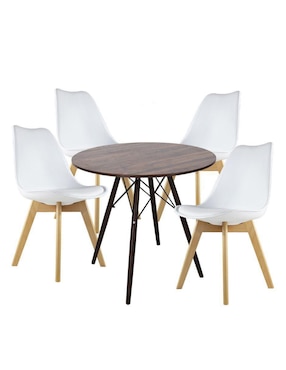 Comedor Mundo In Para 4 Personas De MDF, Melamina