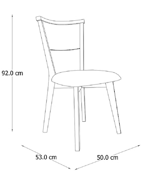 Silla Fiorano Imanol de madera
