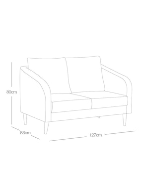 Love seat Moblum Chia