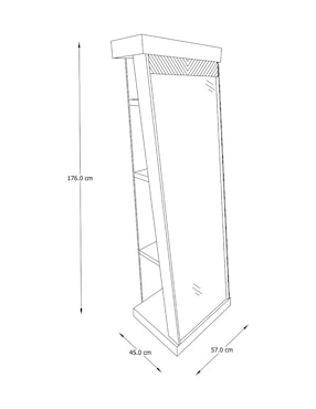 Espejo rectangular Imanol