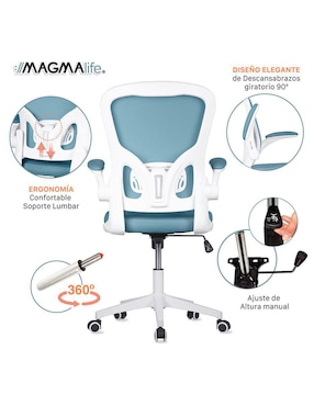 Silla escritorio Cosmo Magma Life