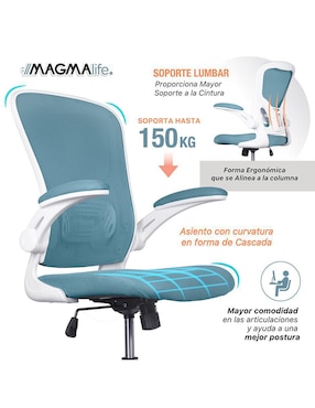 Silla escritorio Cosmo Magma Life