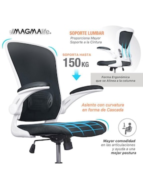 Silla escritorio Cosmo Magma Life