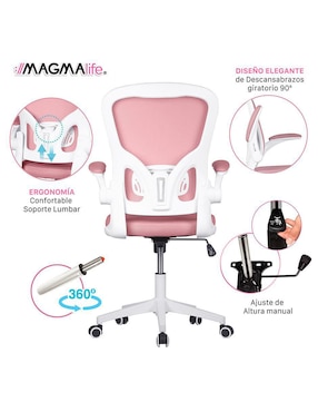 Silla escritorio Cosmo Magma Life
