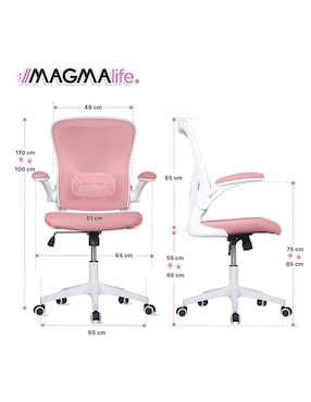 Silla escritorio Cosmo Magma Life