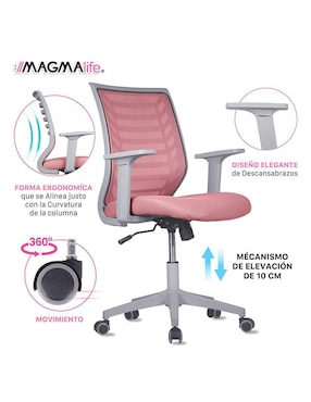 Silla escritorio Estelar Magma Life