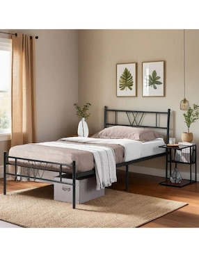 Cama Home Make de acero individual