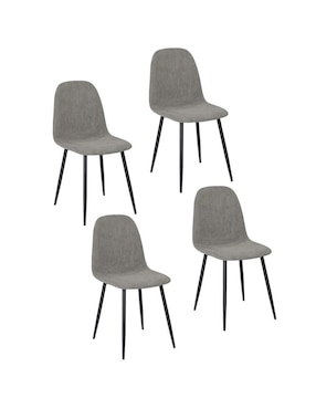 Silla 4 Piezas Dining Chair Home Make