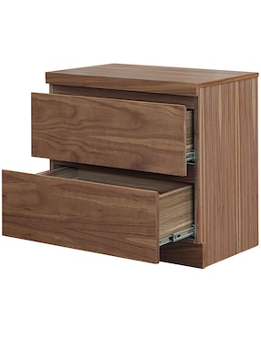 Buro Durham Diper de madera nogal