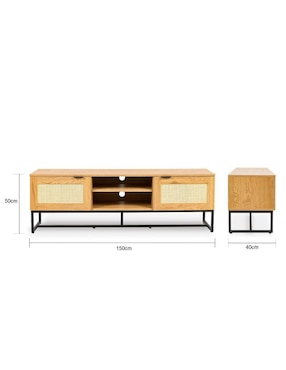 Mueble de tv Xelha Mundo In de madera