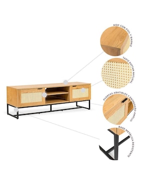 Mueble de tv Xelha Mundo In de madera