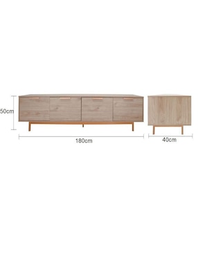 Mueble de tv Tramonti Mundo In de madera