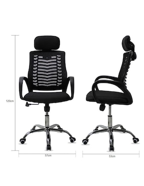Silla de escritorio 1 pieza 108A Mesh Mundo In
