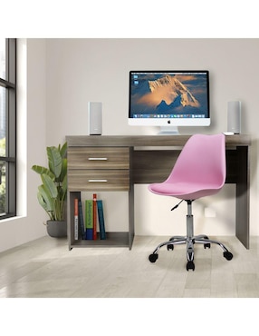 Silla de escritorio 1 pieza 55 Oslo Mundo In de plástico