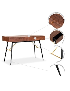 Escritorio Luxo Muebles Mundo In de melamina