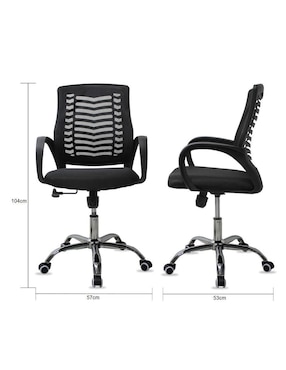 Silla de escritorio 1 pieza 108 Mesh Mundo In