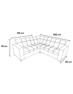 Sala modular Kessa de lino