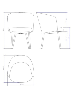 Silla Ozo Haus de madera acacia