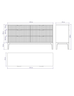 Cómoda Adro Haus de madera