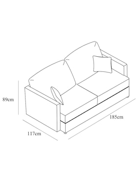 Love seat Bridger Bishop