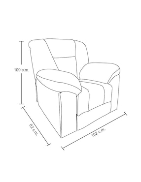 Reclinable Montbrook Home de madera