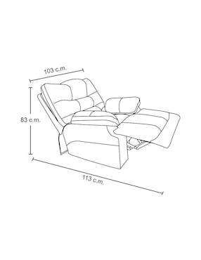 Reclinable Montbrook Home de madera