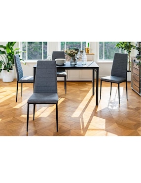 Silla 4 piezas Ann Home Make de acero
