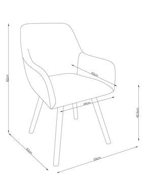 Silla Tahiti Haus de tela