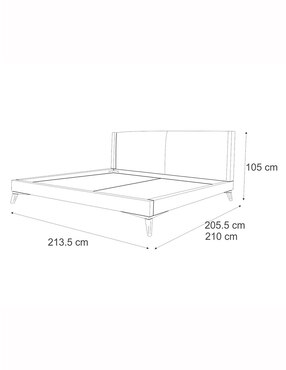 Cama Riviani Haus de MDF