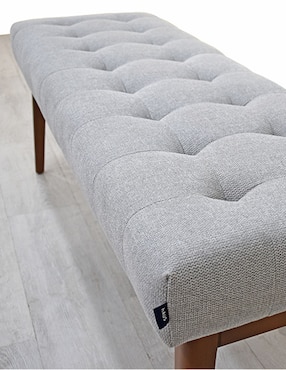 Pie de cama Haus Riviani de madera álamo